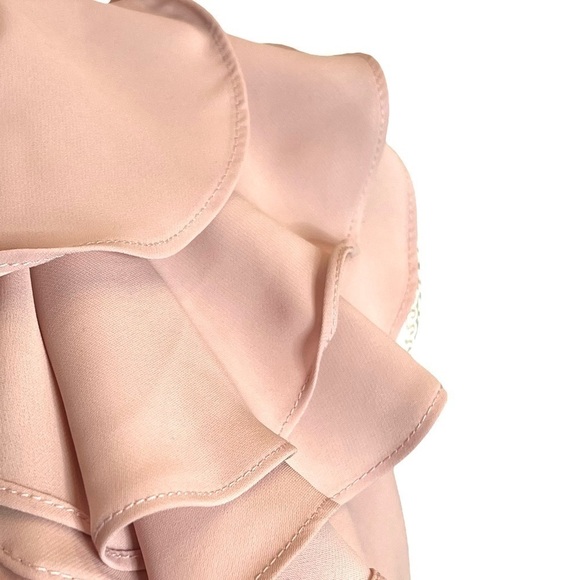 AMANDA UPRICHARD | Tie Neck Ruffle Dress - Picture 3 of 7